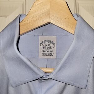 Brooks Brothers Regent Fit Light Blue Dress Shirt